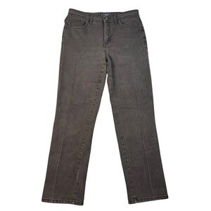 Charter Club Jean Shop Classic Straight Leg Jeans Womens 8S Gray Denim Pants 649